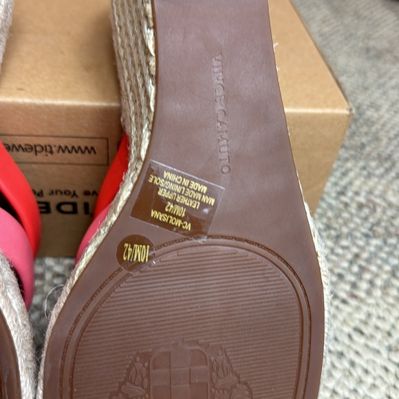Vince Camuto Women's Molisana Espadrille Wedge Sandal - Tiger Lily -Size 10 - Picture 8 of 16